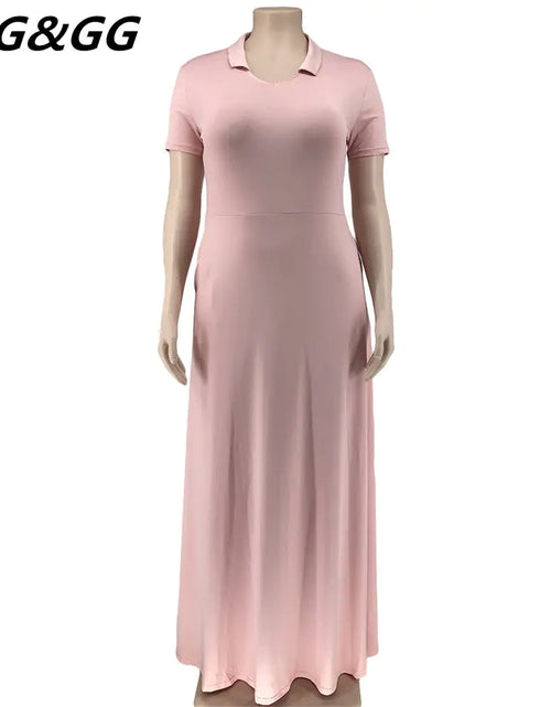 Load image into Gallery viewer, A-Line Long Plus Size Dress
